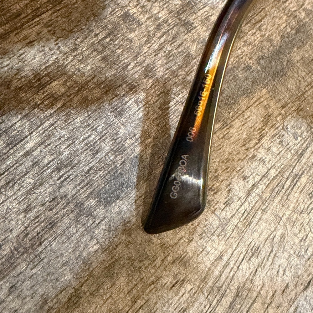 Gucci Tortoise Shell Glasses Frames GG0408OA 56-1… - image 8